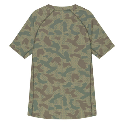 Bulgarian 1979 Splinter Airborne CAMO Mens Short-Sleeve Rash Guard - Short-sleeve Guards