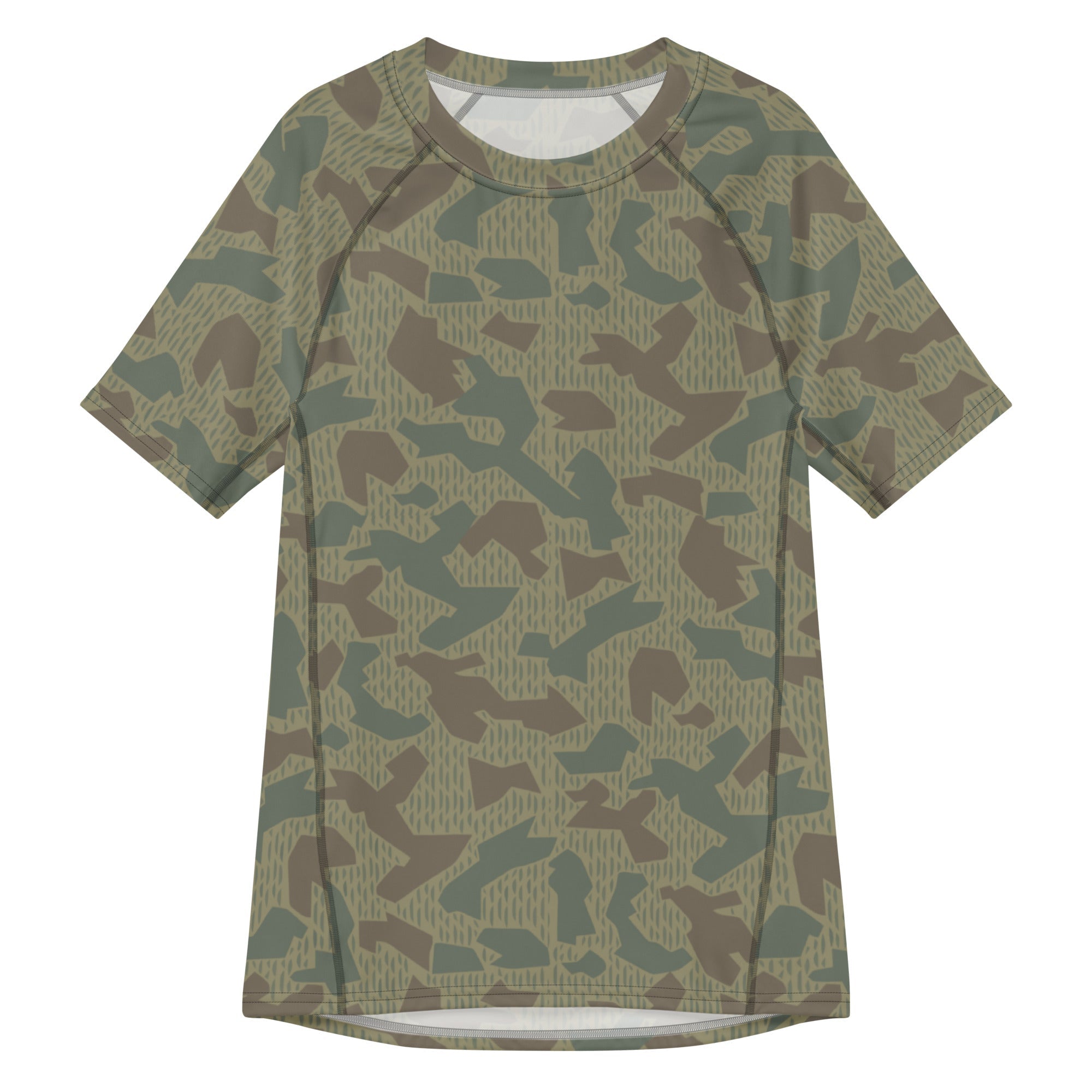 CAMO HQ - Bulgarian 1979 Splinter Airborne CAMO Mens Short-Sleeve Rash ...