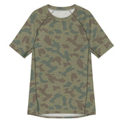 Splinter Airborne 1979 CAMO Mens Short-Sleeve Rash Guard - 2XS - SS