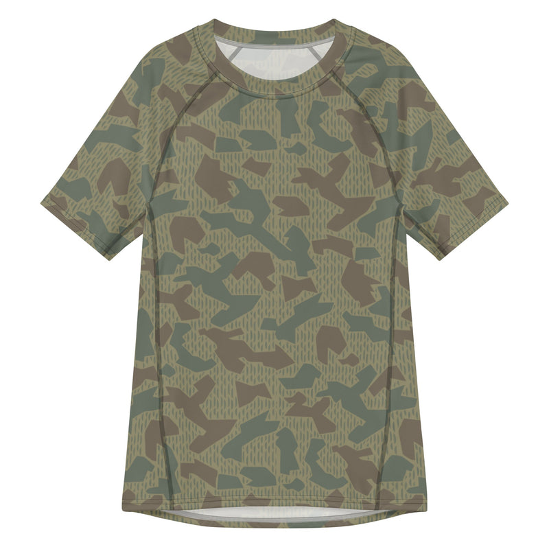 Splinter Airborne 1979 CAMO Mens Short-Sleeve Rash Guard - 2XS - SS