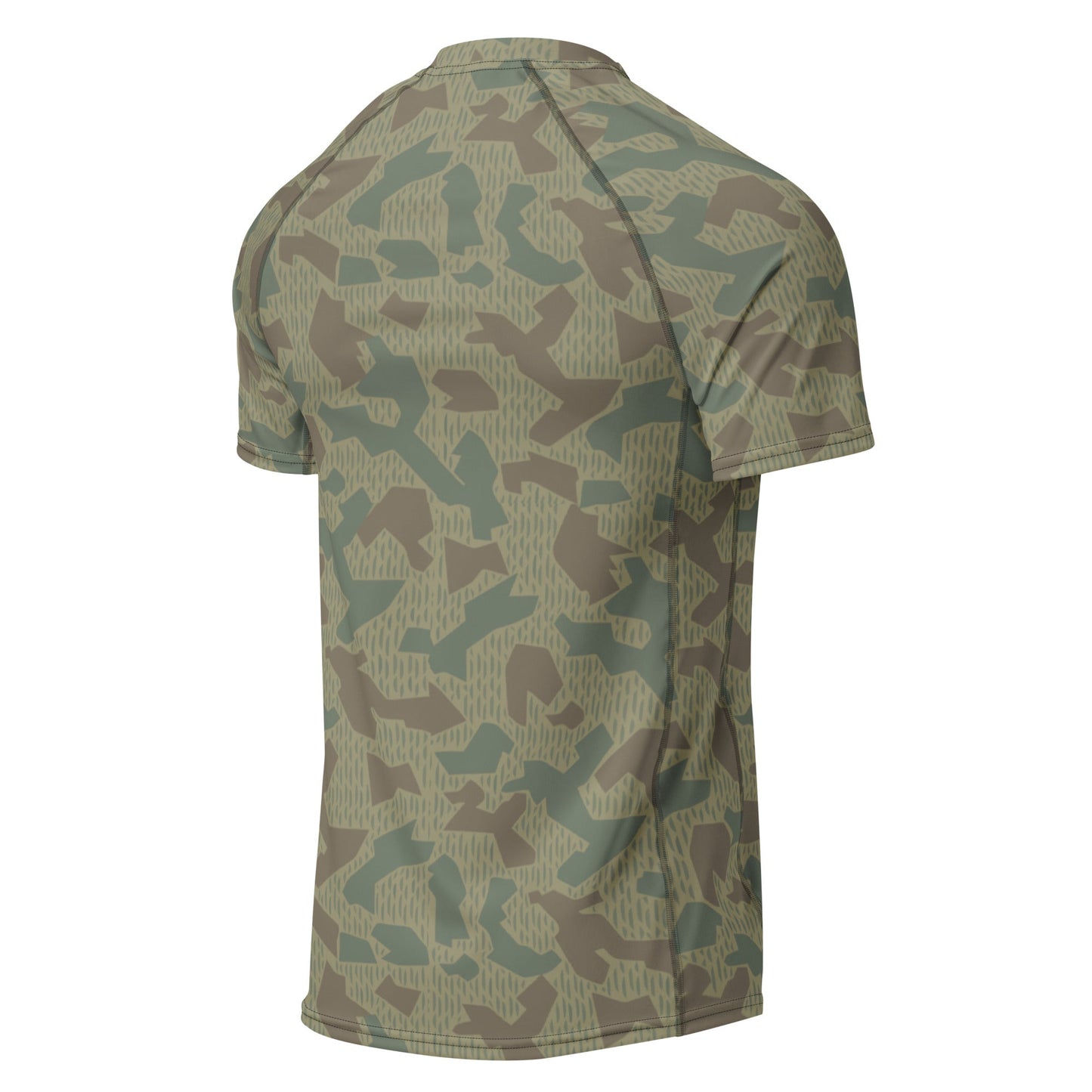 Bulgarian 1979 Splinter Airborne CAMO Mens Short-Sleeve Rash Guard - Short-sleeve Guards