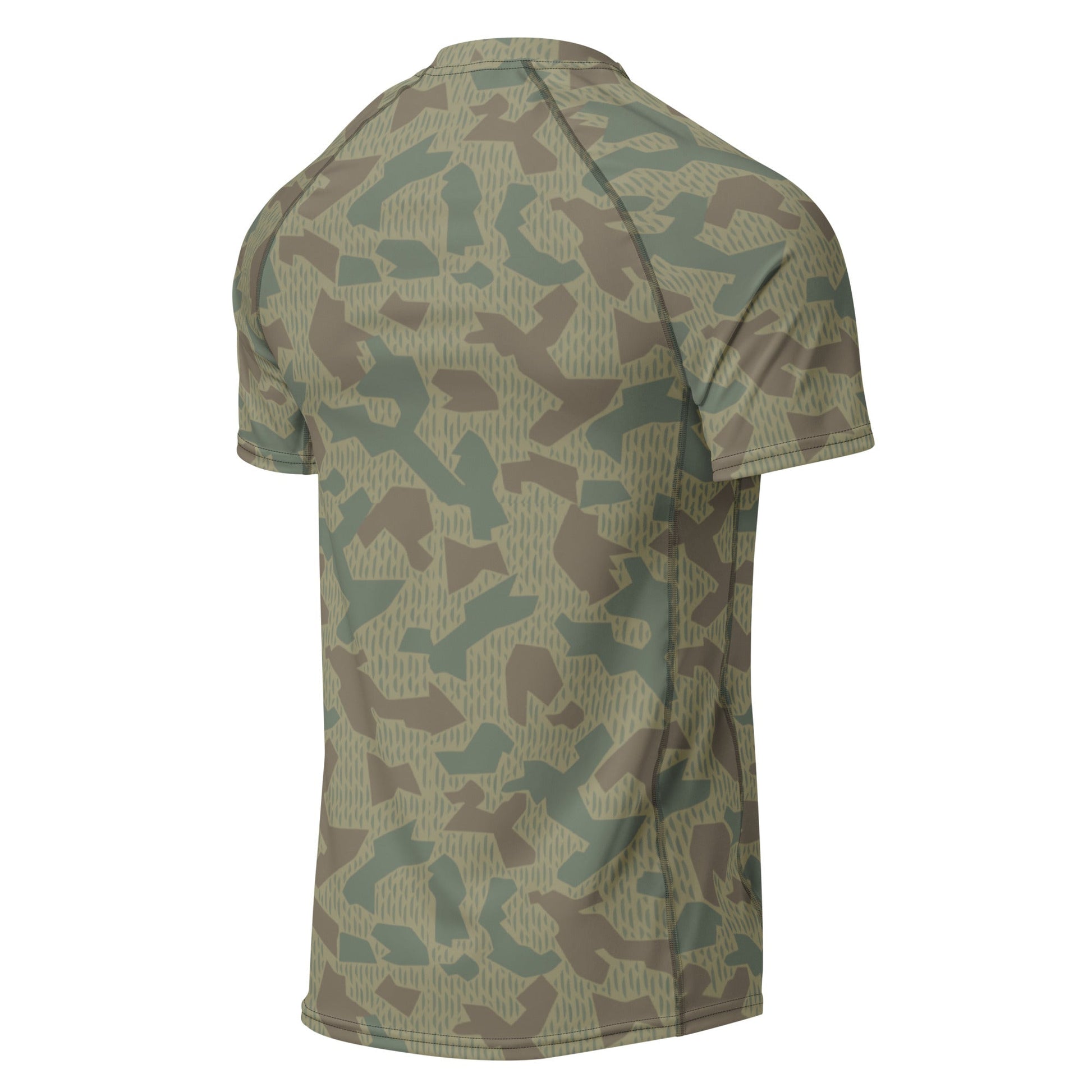 Bulgarian 1979 Splinter Airborne CAMO Mens Short-Sleeve Rash Guard - Short-sleeve Guards