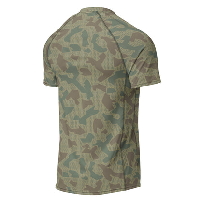 Bulgarian 1979 Splinter Airborne CAMO Mens Short-Sleeve Rash Guard - Short-sleeve Guards