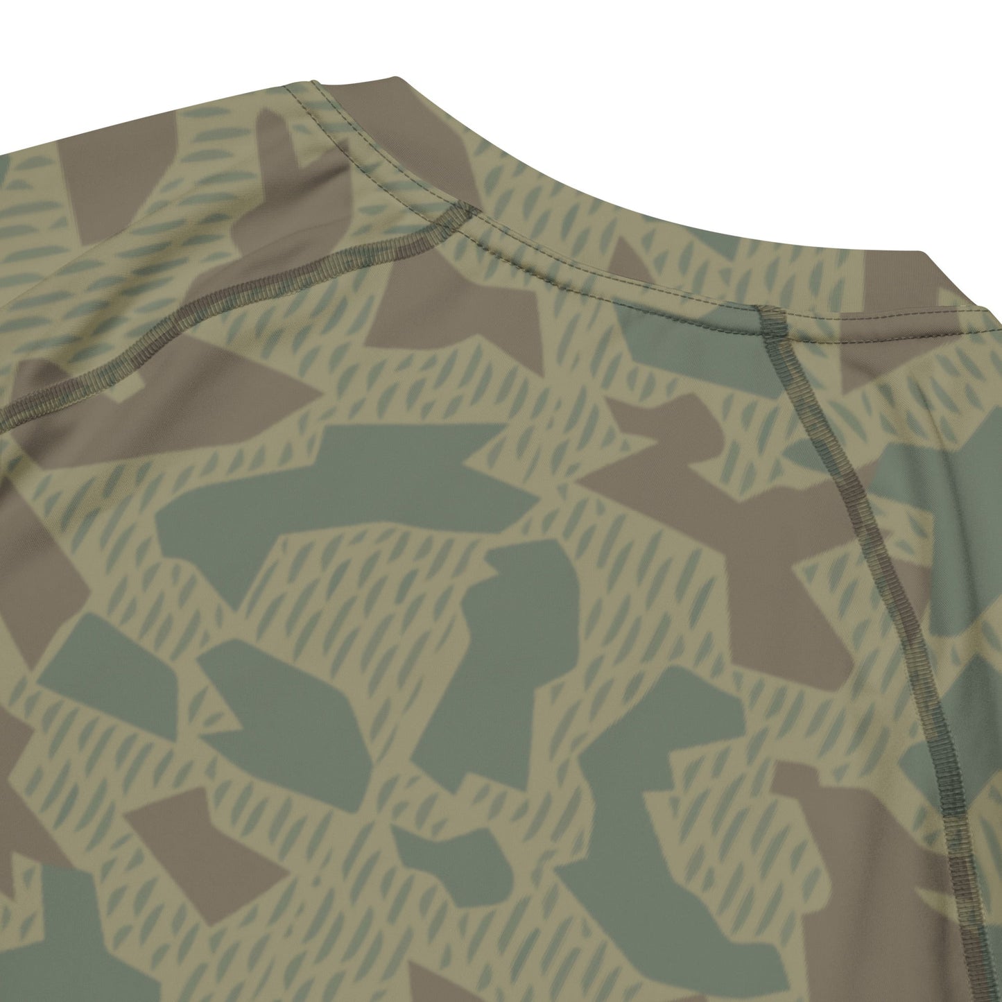 Bulgarian 1979 Splinter Airborne CAMO Mens Short-Sleeve Rash Guard - Short-sleeve Guards