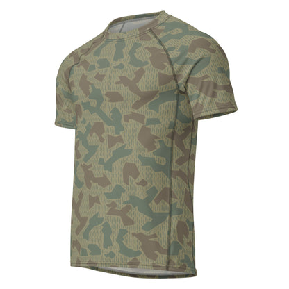 Bulgarian 1979 Splinter Airborne CAMO Mens Short-Sleeve Rash Guard - Short-sleeve Guards