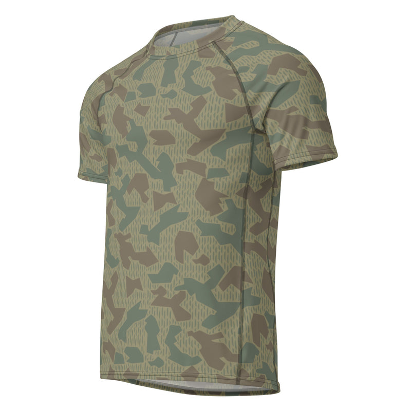 Splinter Airborne 1979 CAMO Mens Short-Sleeve Rash Guard - SS