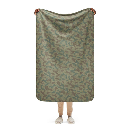 Splinter Airborne 1979 CAMO Sherpa Blanket - 37″×57″