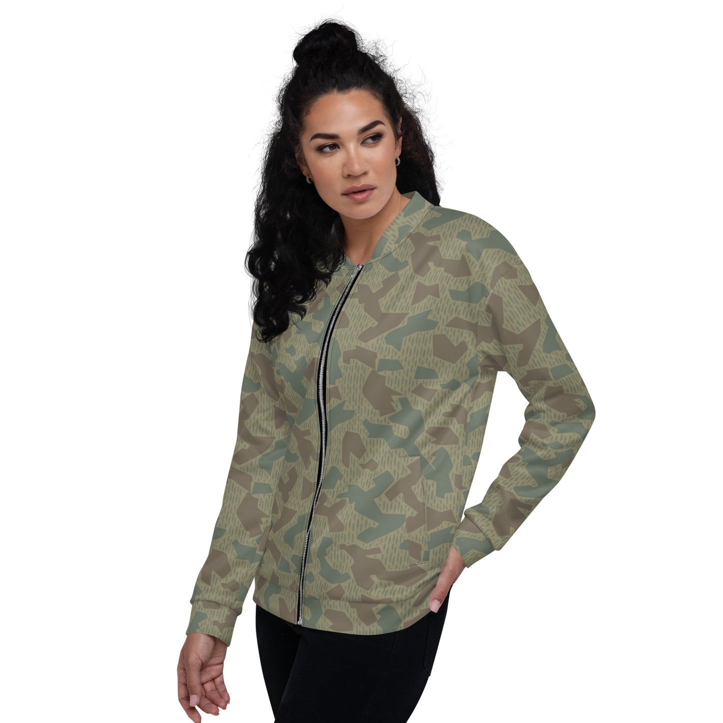 Bulgarian 1979 Splinter Airborne CAMO Unisex Bomber Jacket