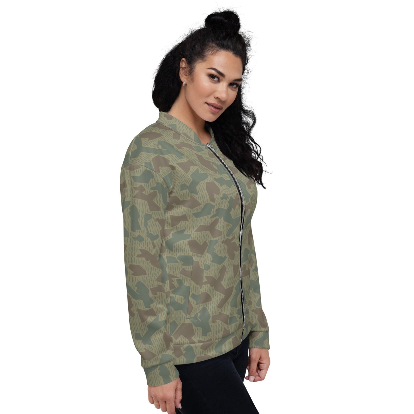 Bulgarian 1979 Splinter Airborne CAMO Unisex Bomber Jacket