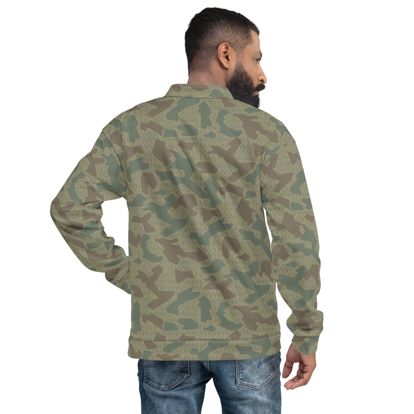 Bulgarian 1979 Splinter Airborne CAMO Unisex Bomber Jacket