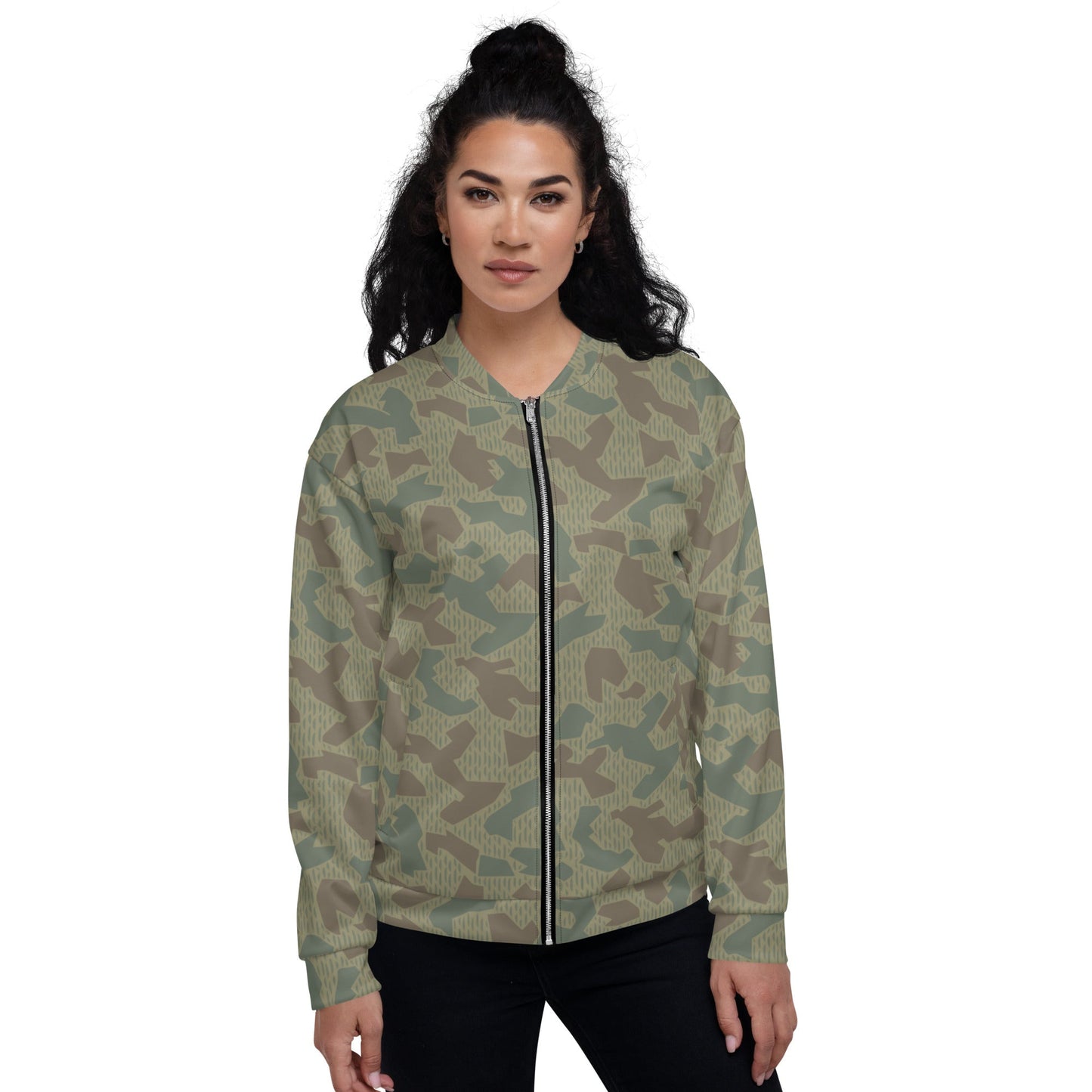 Bulgarian 1979 Splinter Airborne CAMO Unisex Bomber Jacket