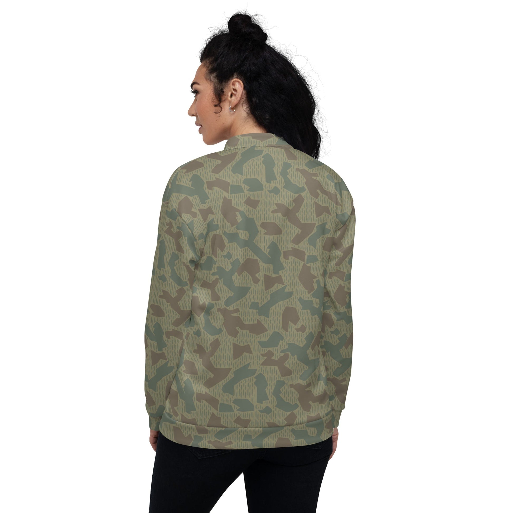 Bulgarian 1979 Splinter Airborne CAMO Unisex Bomber Jacket