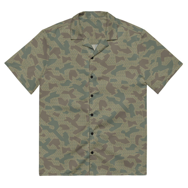 Splinter Airborne 1979 CAMO Unisex Short-Sleeve Button Shirt - 2XS - Button-Up
