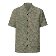 Splinter Airborne 1979 CAMO Unisex Short-Sleeve Button Shirt - Button-Up