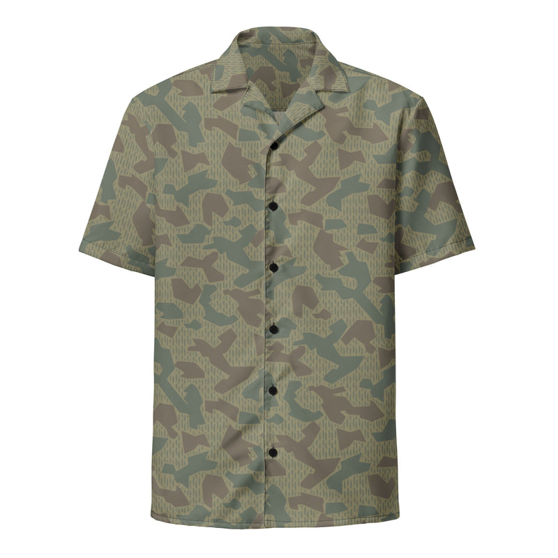 Splinter Airborne 1979 CAMO Unisex Short-Sleeve Button Shirt - Button-Up