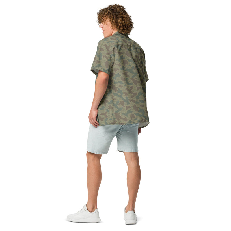 Splinter Airborne 1979 CAMO Unisex Short-Sleeve Button Shirt - Button-Up