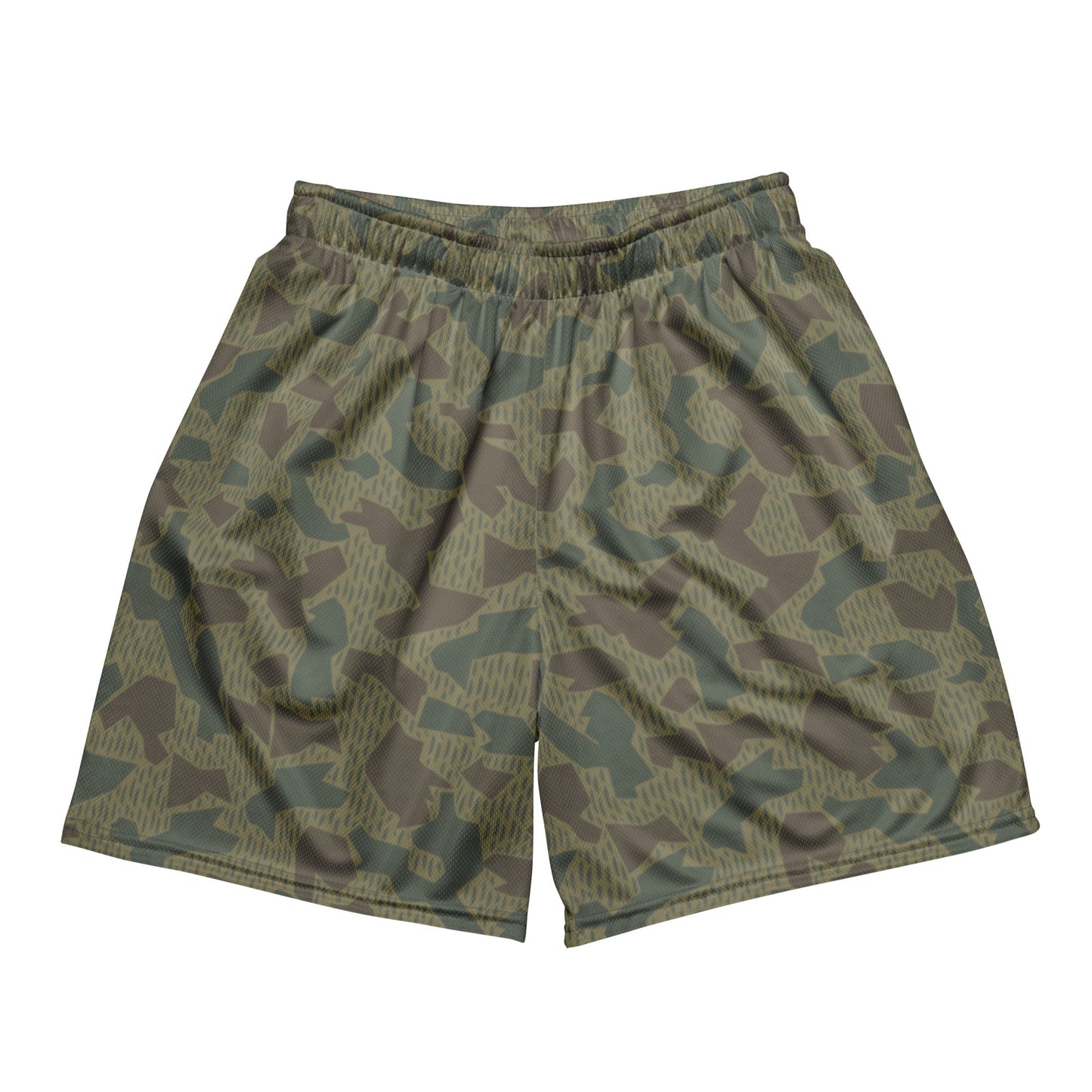 Bulgarian 1979 Splinter Airborne CAMO Unisex Mesh Shorts - 2XS