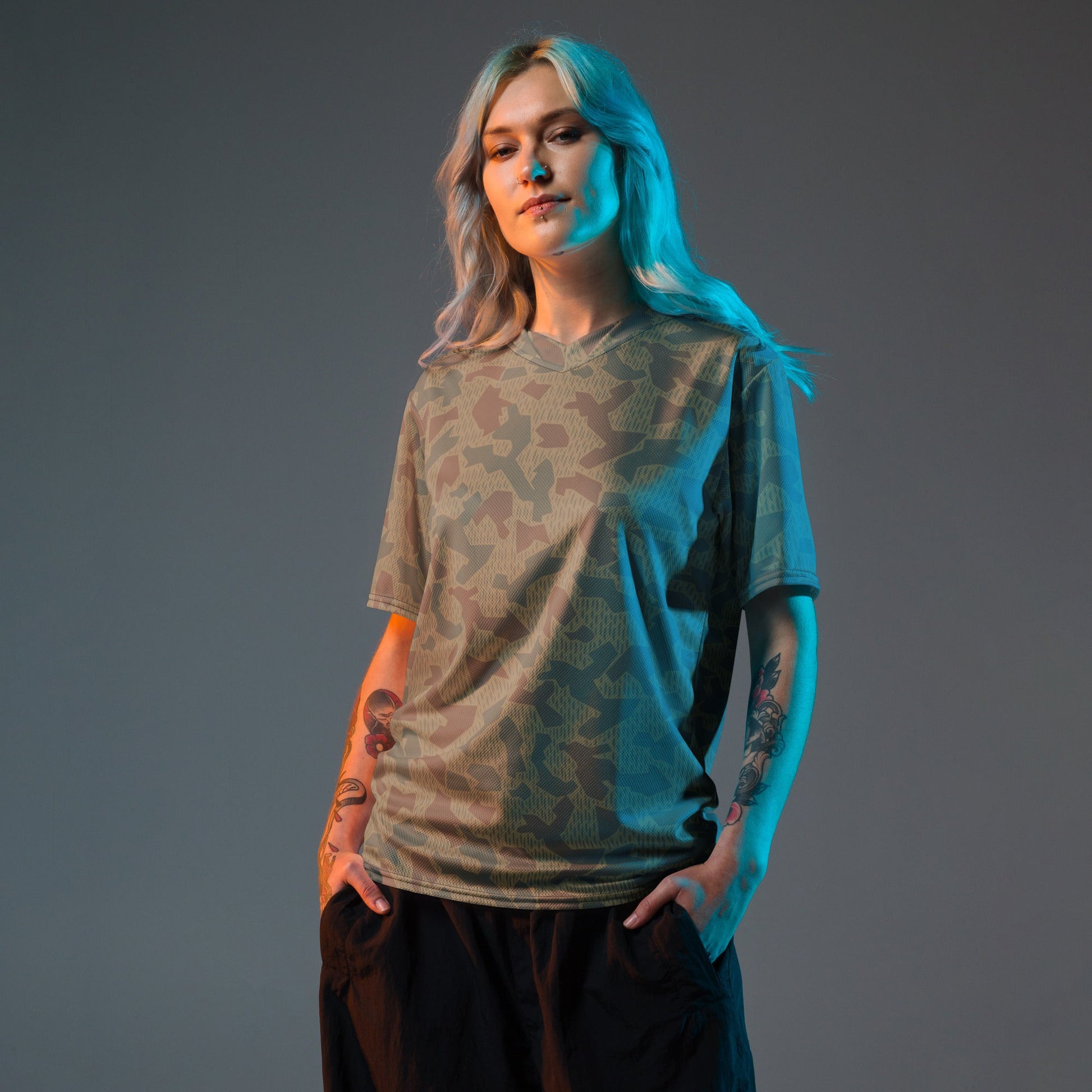 Bulgarian 1979 Splinter Airborne CAMO unisex sports jersey - Sports Jerseys