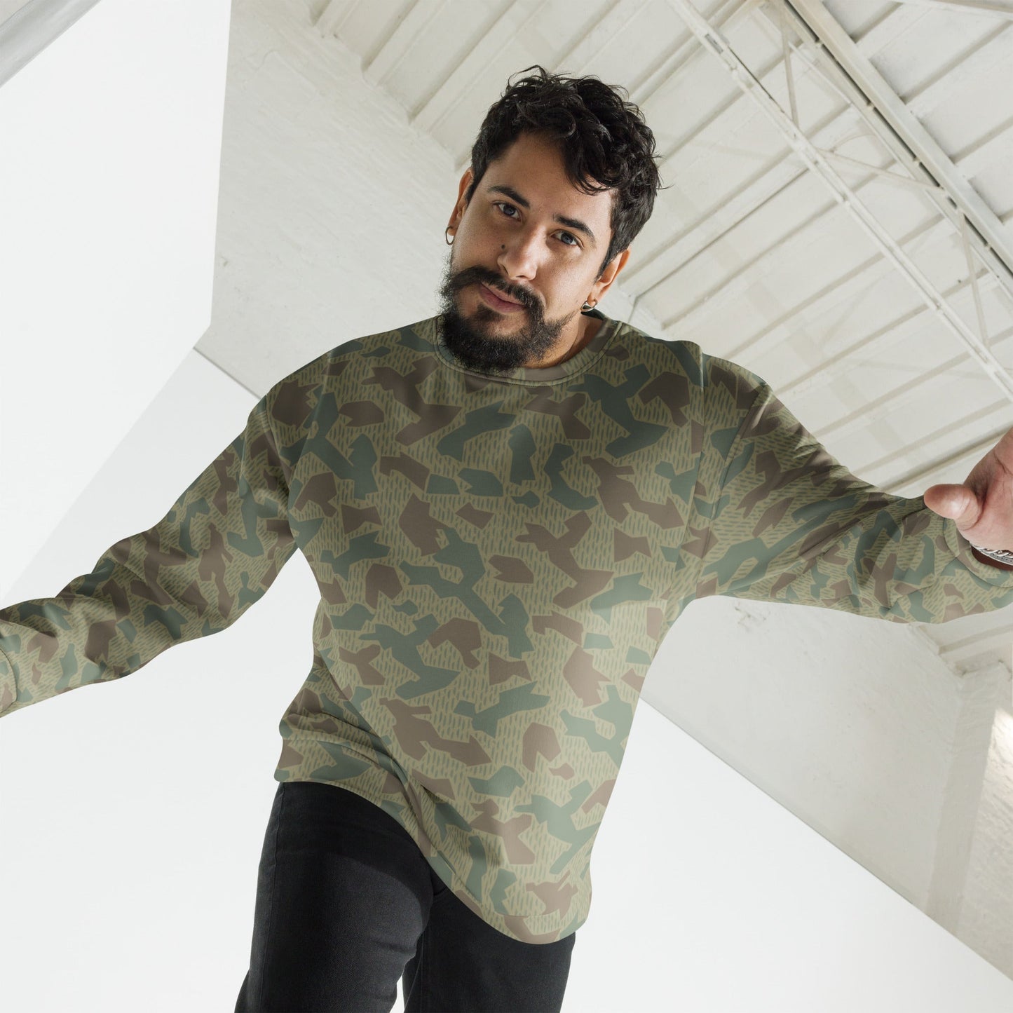 Bulgarian 1979 Splinter Airborne CAMO Unisex Sweatshirt