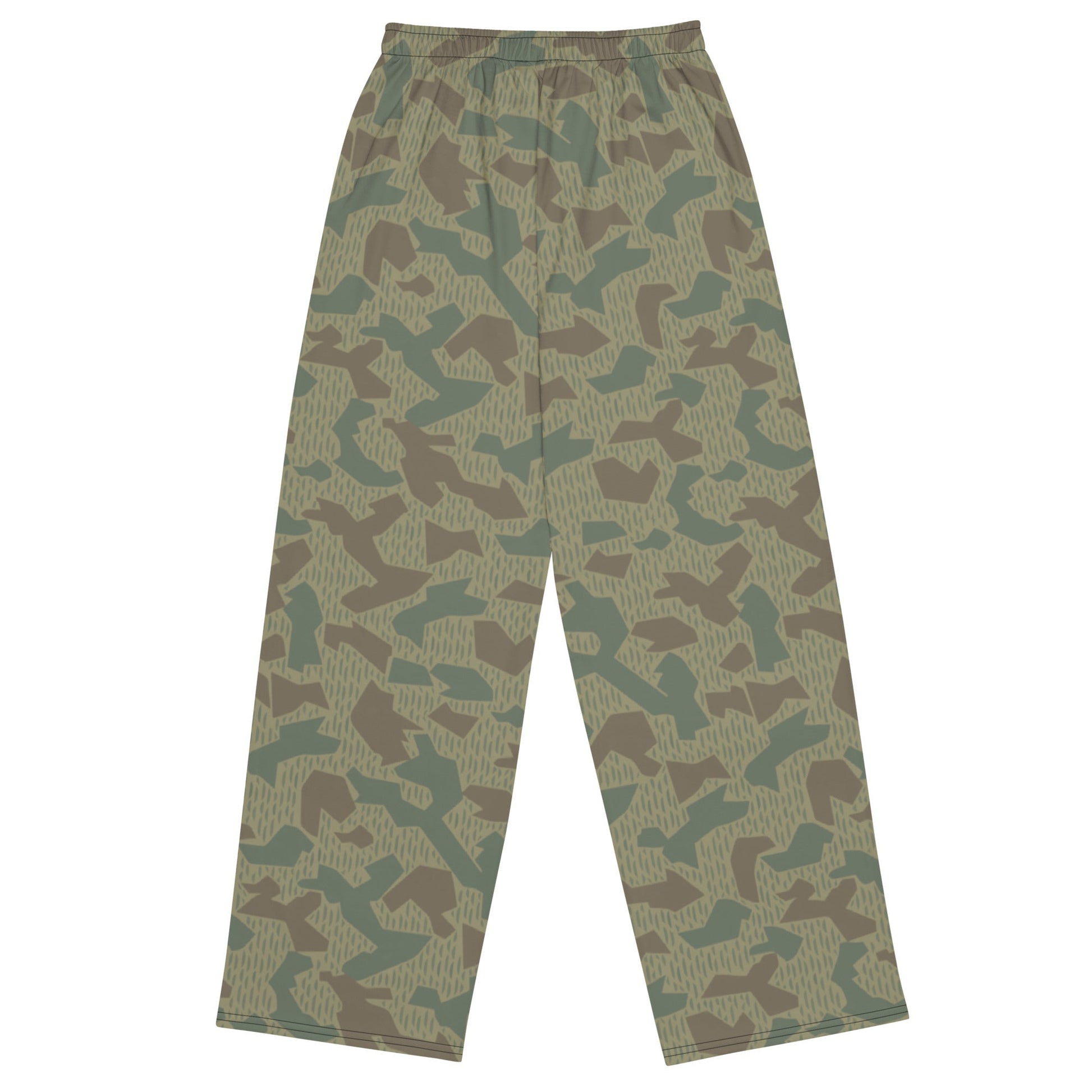 Bulgarian 1979 Splinter Airborne CAMO Unisex Wide-Leg Leisure Pants