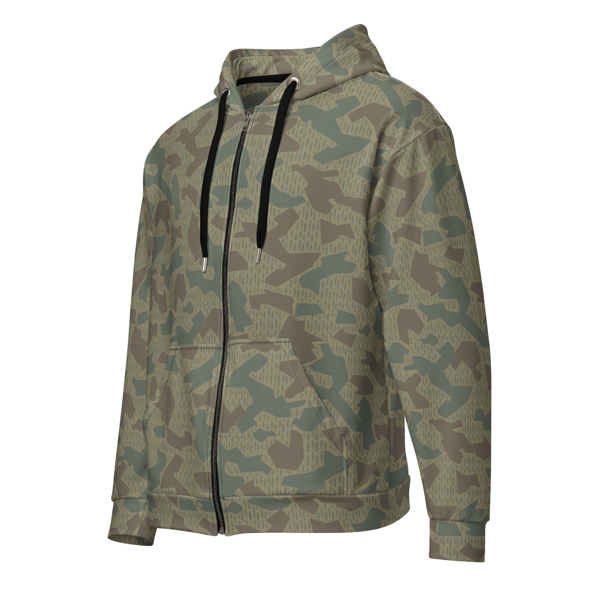 Bulgarian 1979 Splinter Airborne CAMO Unisex Zip Hoodie