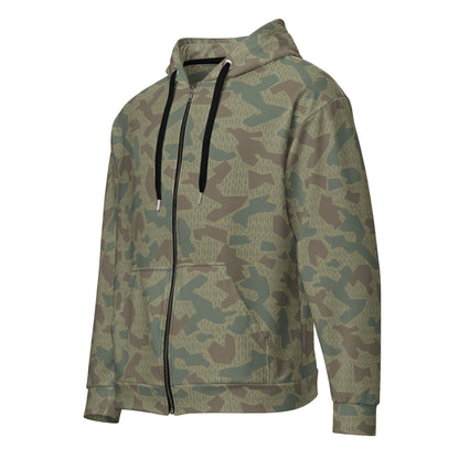 Bulgarian 1979 Splinter Airborne CAMO Unisex Zip Hoodie