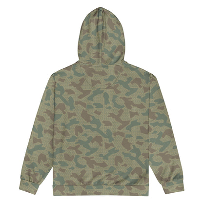 Bulgarian 1979 Splinter Airborne CAMO Unisex Zip Hoodie