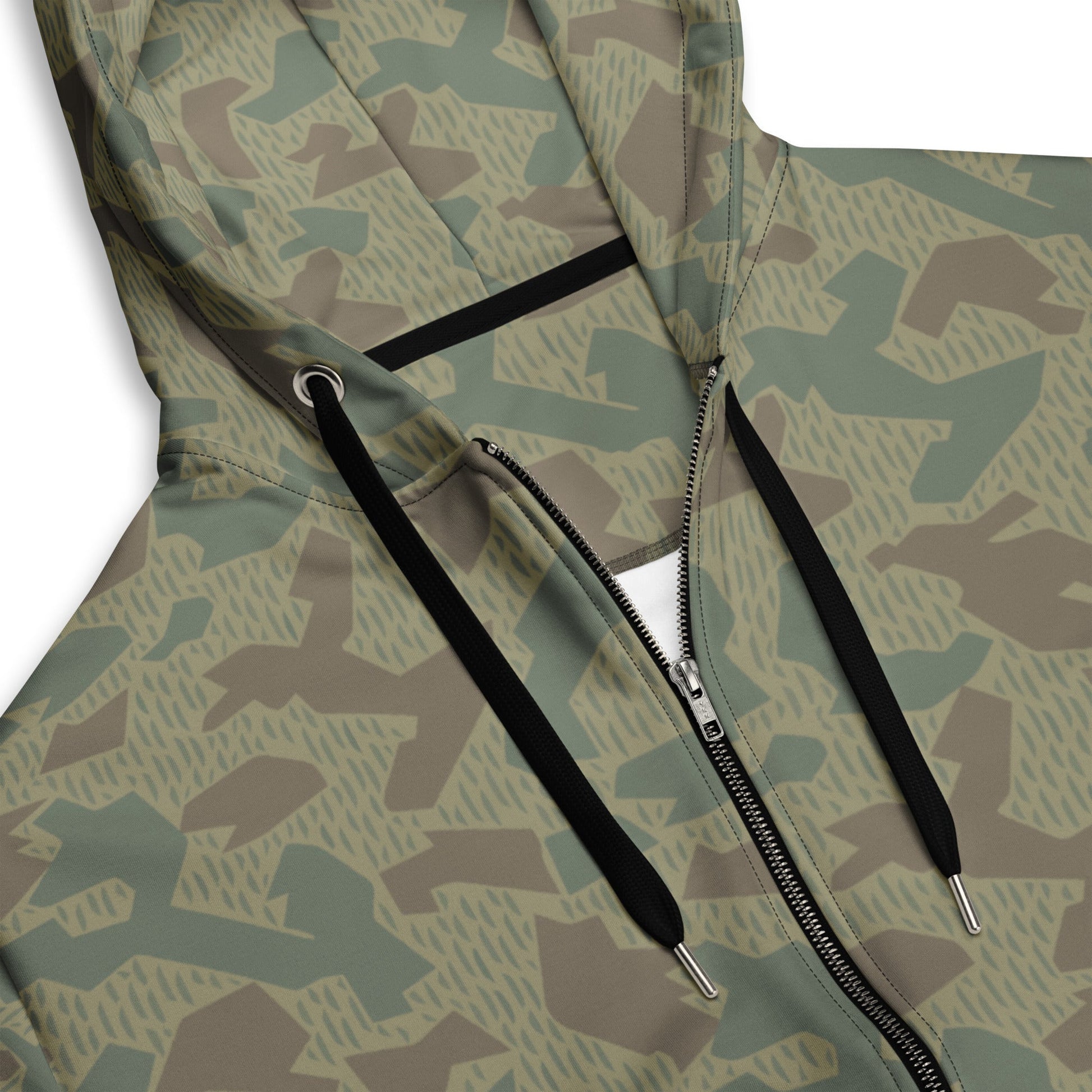 Bulgarian 1979 Splinter Airborne CAMO Unisex Zip Hoodie