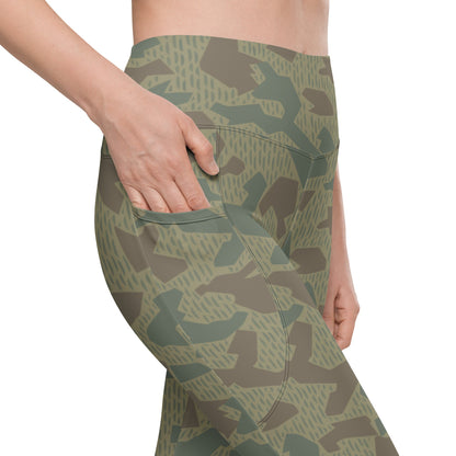 Bulgarian 1979 Splinter CAMO Leggings with pockets - Womens With Pockets