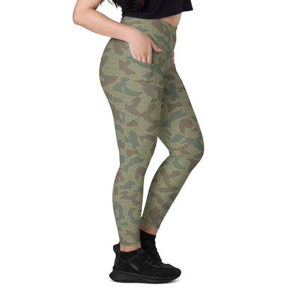 Bulgarian 1979 Splinter CAMO Leggings with pockets - Womens With Pockets