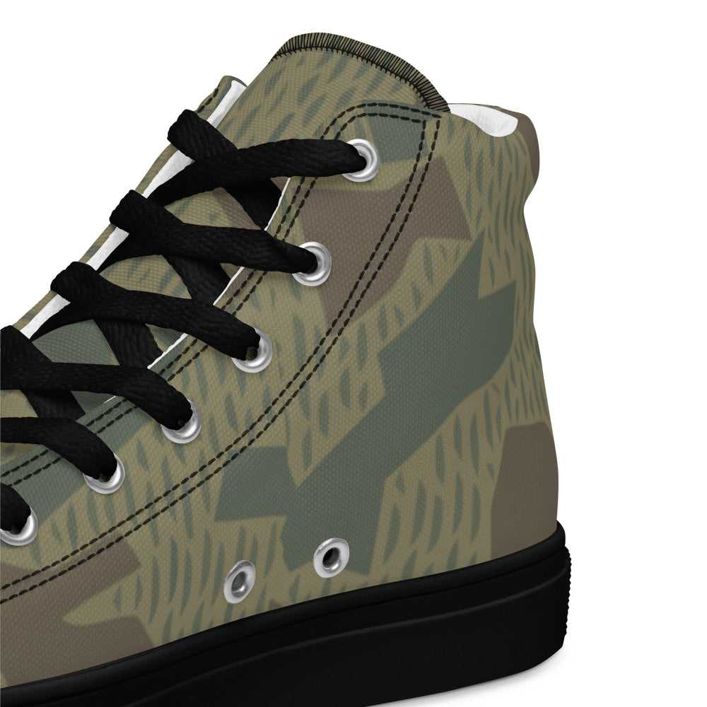 Bulgarian 1979 Splinter CAMO Men’s high top canvas shoes - Mens High Top Canvas Shoes