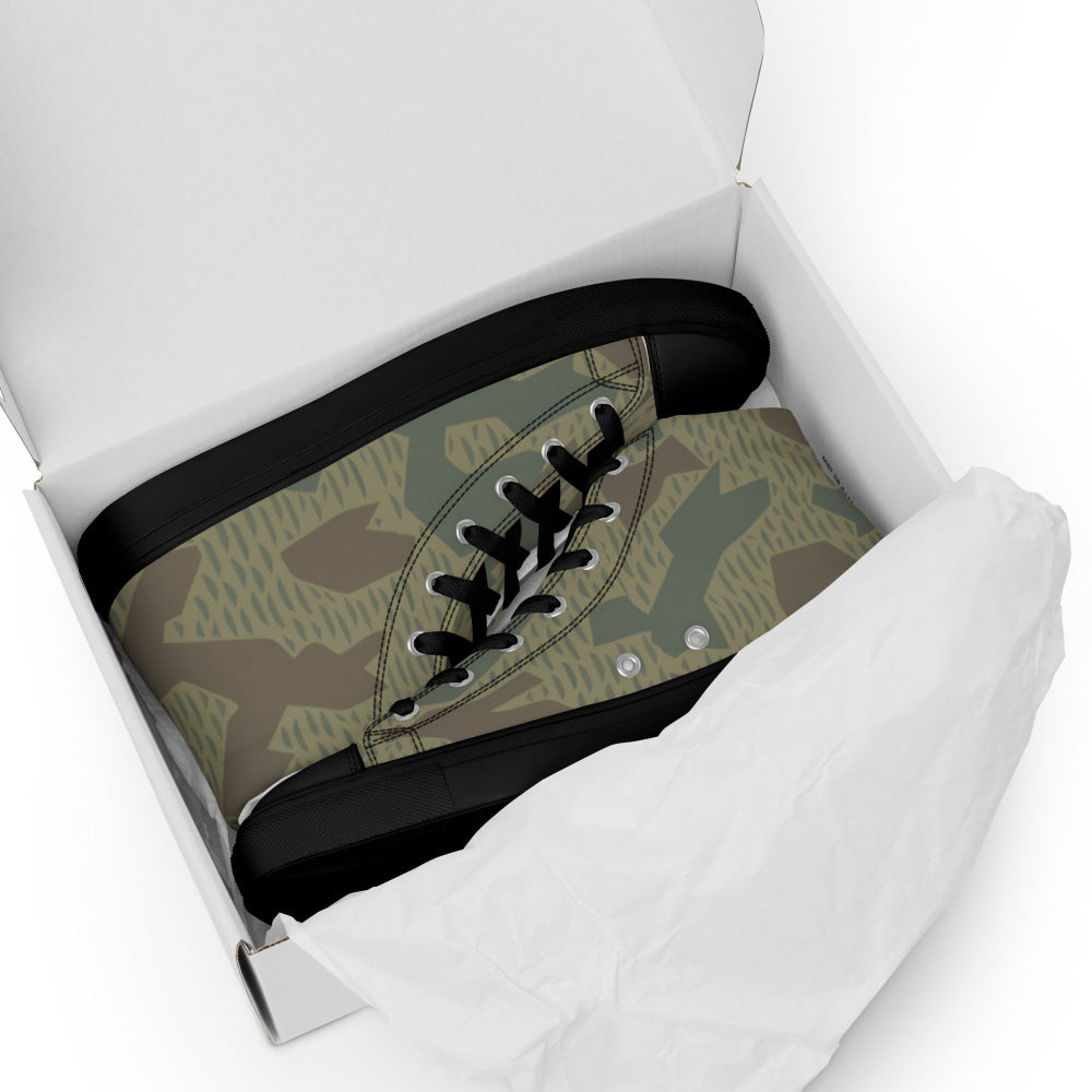 Bulgarian 1979 Splinter CAMO Men’s high top canvas shoes - Mens High Top Canvas Shoes