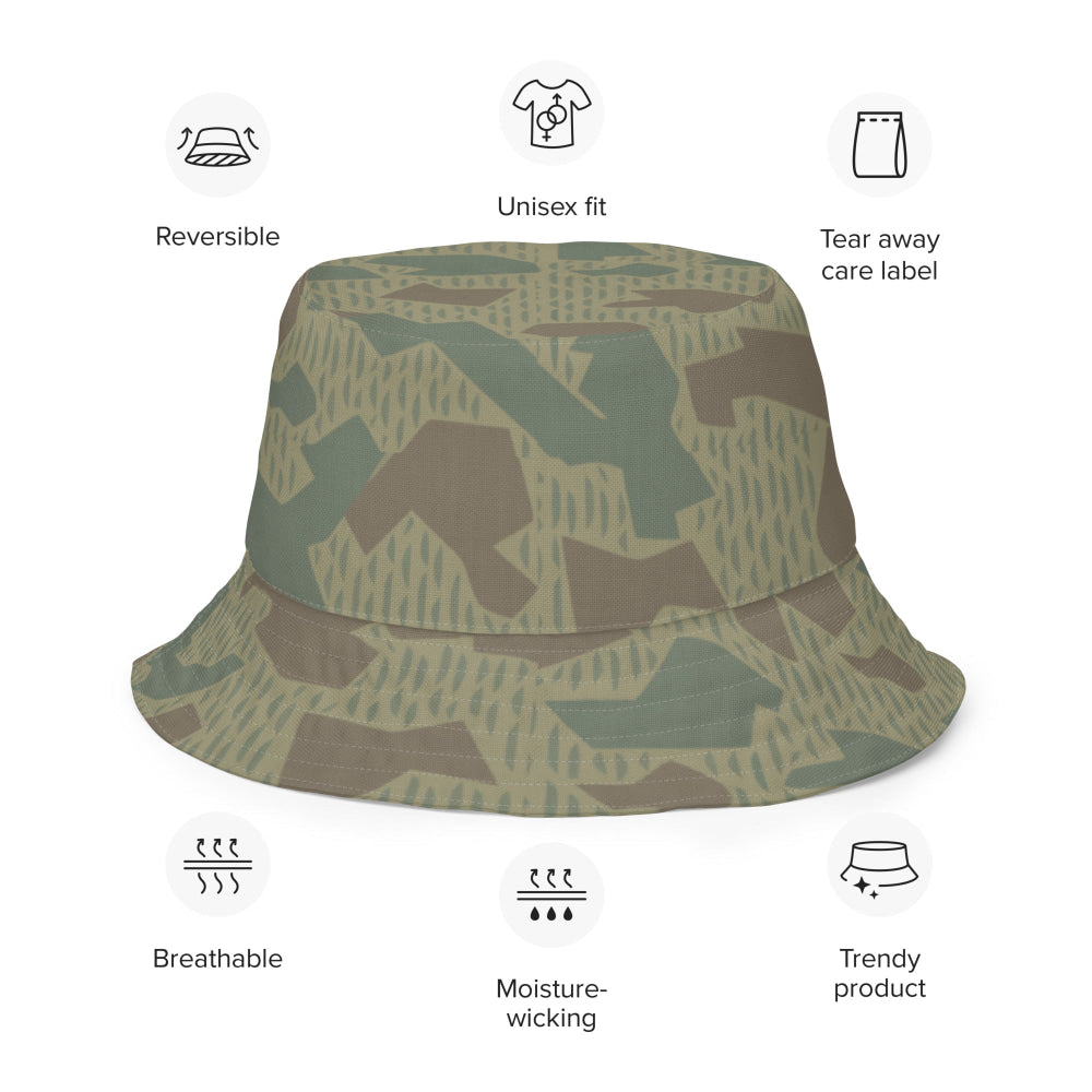 Bulgarian 1979 Splinter CAMO Reversible bucket hat - Bucket Hat