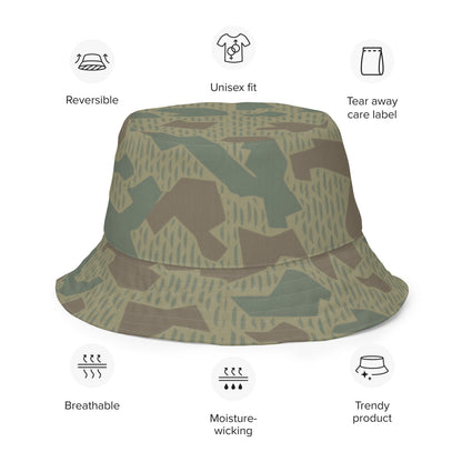 Bulgarian 1979 Splinter CAMO Reversible bucket hat - Bucket Hat