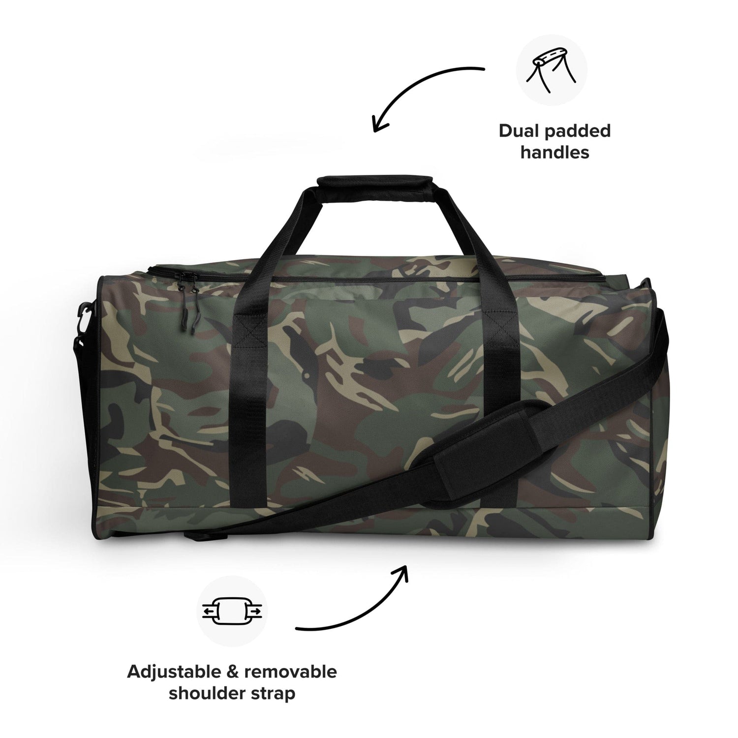 Bulgarian Army Disruptive Pattern (DPM) Temperate CAMO Duffle bag - Bags