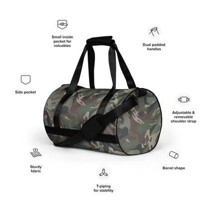 Bulgarian Army Disruptive Pattern (DPM) Temperate CAMO gym bag - Gym Bag