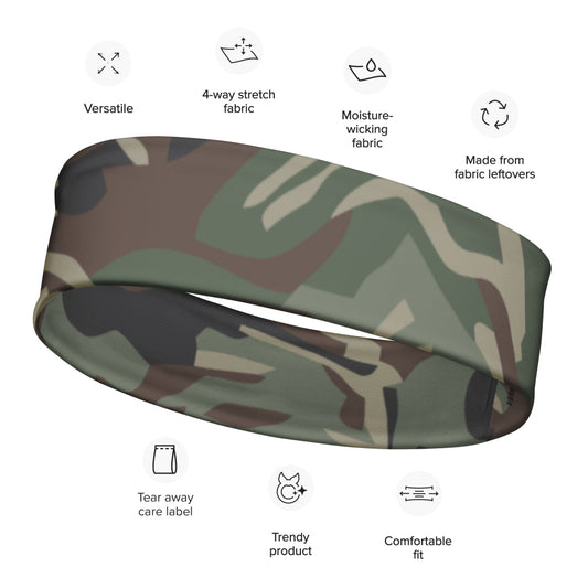 Bulgarian Army Disruptive Pattern (DPM) Temperate CAMO Headband