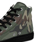 Bulgarian Army Disruptive Pattern (DPM) Temperate CAMO Men’s high top canvas shoes - High Top Canvas Shoes