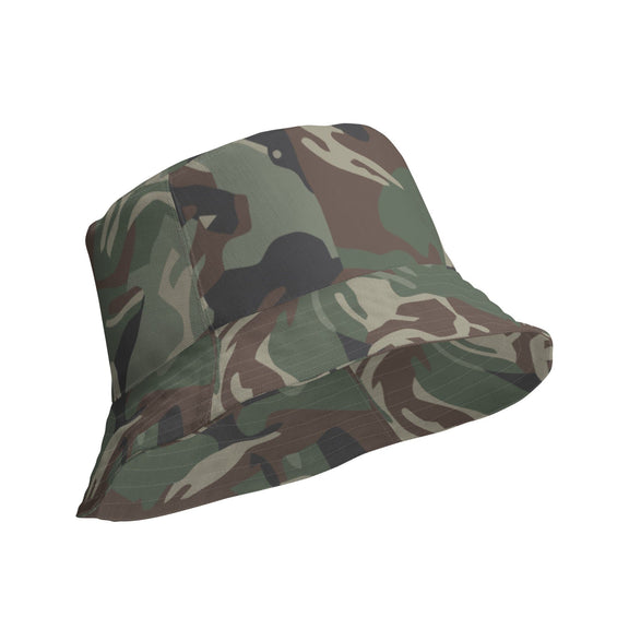 Bulgarian Army Disruptive Pattern (DPM) Temperate CAMO Reversible bucket hat - Bucket Hats