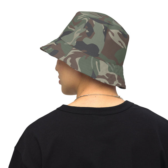 Bulgarian Army Disruptive Pattern (DPM) Temperate CAMO Reversible bucket hat - S/M - Bucket Hats