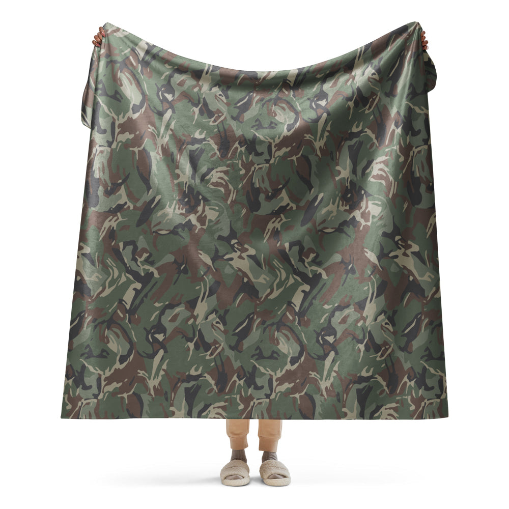 Bulgarian Army Disruptive Pattern (DPM) Temperate CAMO Sherpa blanket - 60″×80″ - Blanket