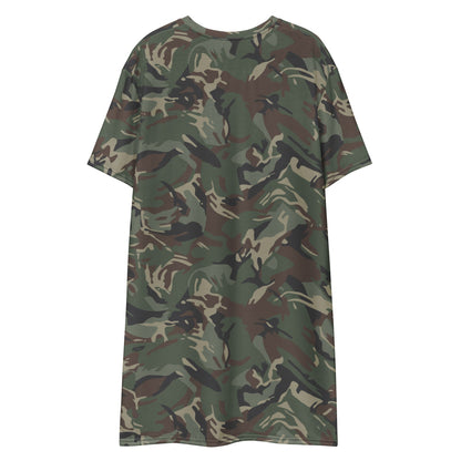 Bulgarian Army Disruptive Pattern (DPM) Temperate CAMO T-shirt dress - Womens T-Shirt Dress