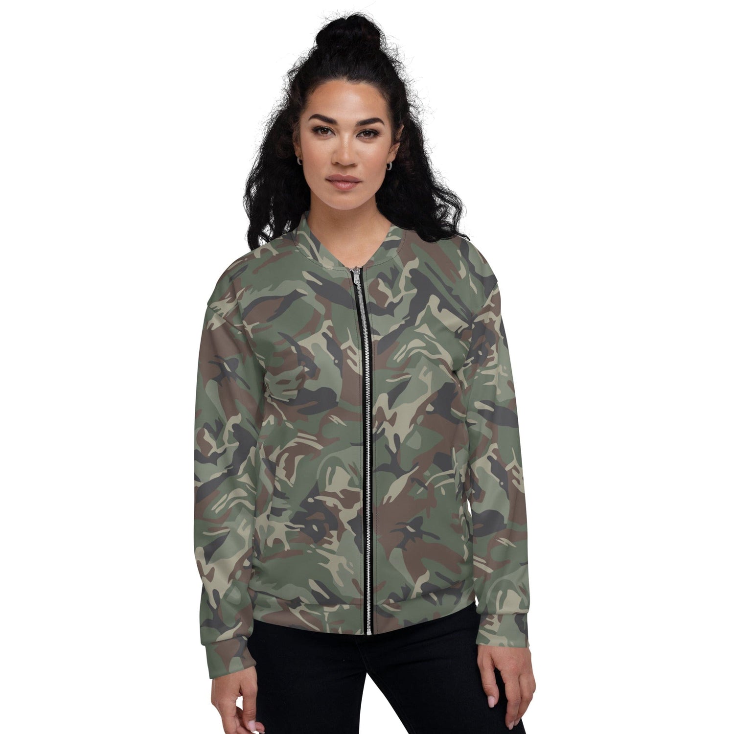 Bulgarian Army Disruptive Pattern (DPM) Temperate CAMO Unisex Bomber Jacket - Jackets