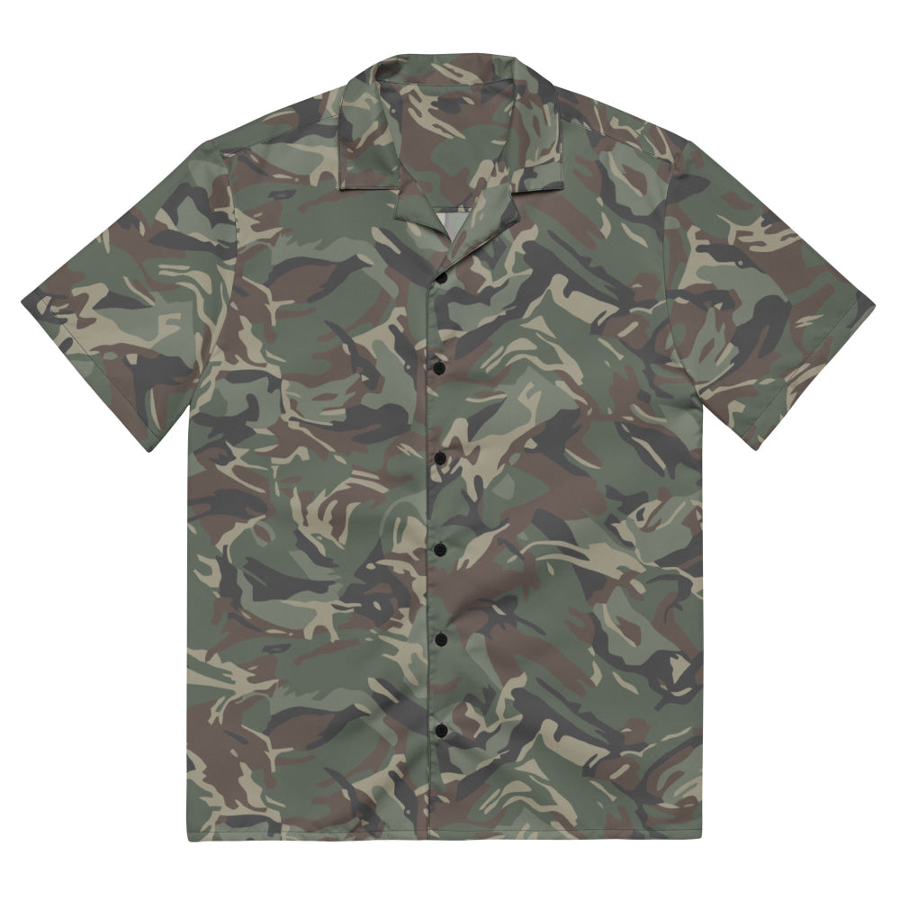 Bulgarian Army Disruptive Pattern (DPM) Temperate CAMO Unisex button shirt - 2XS - Button Shirt