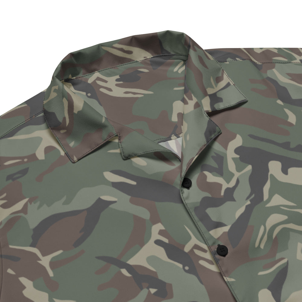 Bulgarian Army Disruptive Pattern (DPM) Temperate CAMO Unisex button shirt - Button Shirt