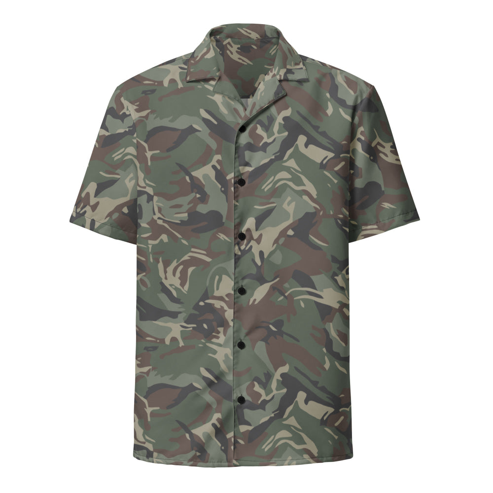 Bulgarian Army Disruptive Pattern (DPM) Temperate CAMO Unisex button shirt - Button Shirt