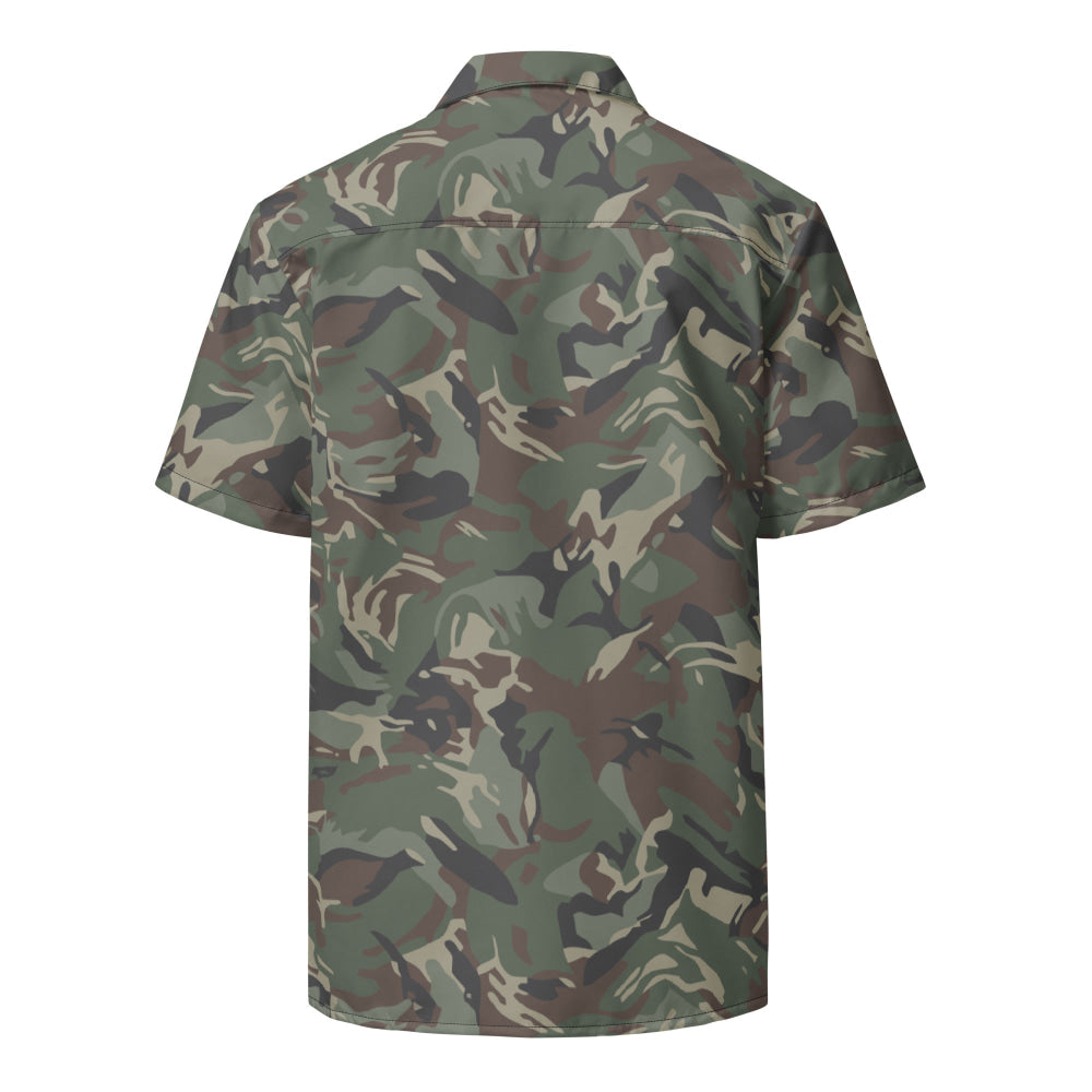 Bulgarian Army Disruptive Pattern (DPM) Temperate CAMO Unisex button shirt - Button Shirt