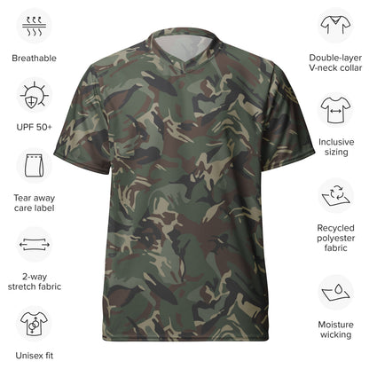 Bulgarian Army Disruptive Pattern (DPM) Temperate CAMO unisex sports jersey - Unisex Sports Jersey