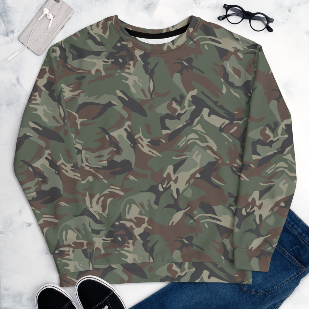 Bulgarian Army Disruptive Pattern (DPM) Temperate CAMO Unisex Sweatshirt