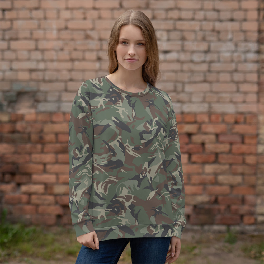 Bulgarian Army Disruptive Pattern (DPM) Temperate CAMO Unisex Sweatshirt